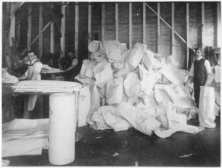 Charles Dahl’s canvas making factory