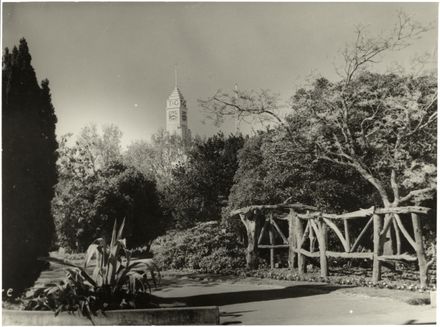 T and G Building from Gardens in The Square