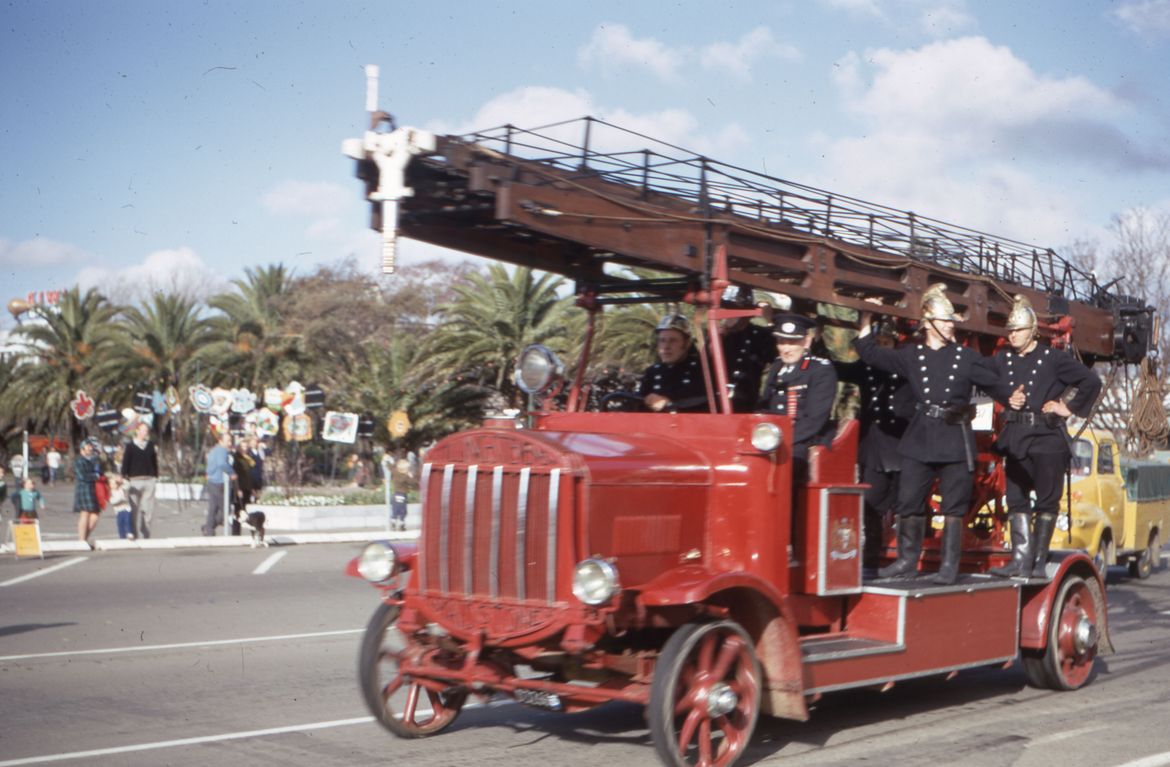 Vintage Fire Engine in the 1971 Centennial Parade