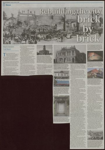 Back Issues:  Rebuilding the city brick by brick
