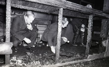 Aftermath of Fire at Grandstands