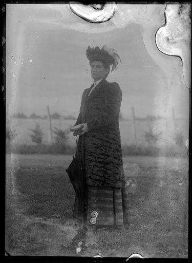 Woman in Fur Coat