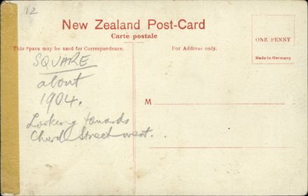 The Square South West, 1902 2