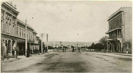 Looking down Rangitikei Street towards The Square