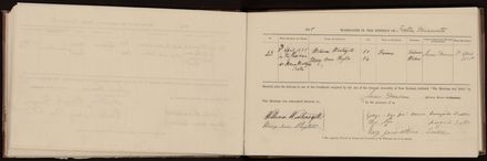 Marriage register 1870 - 1880