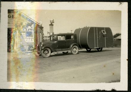 Car with Caravan