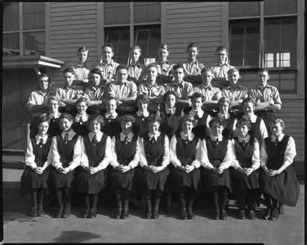 Group of Students, Palmerston North Technical High School
