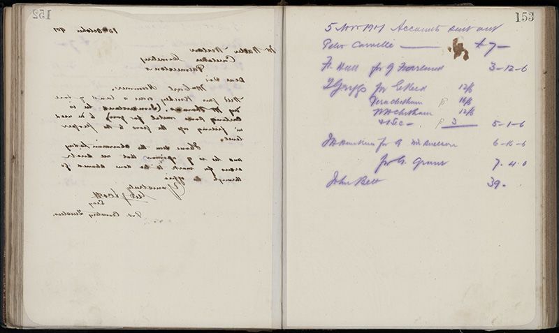 Outwards Correspondence of the Palmerston North Cemetery Trustees, 1898 -1902 180