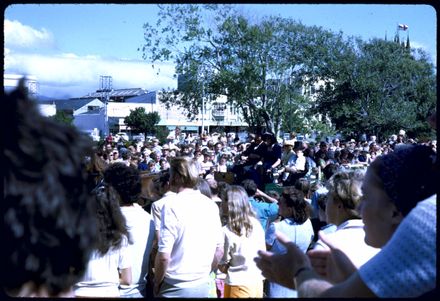 Cart of Costumed People - 1971 Palmerston North Centennial Jubilee Parade