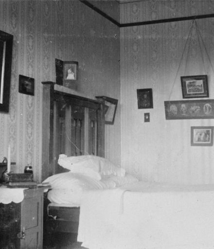 Bedroom at 'Birchanger', 544 Featherston Street