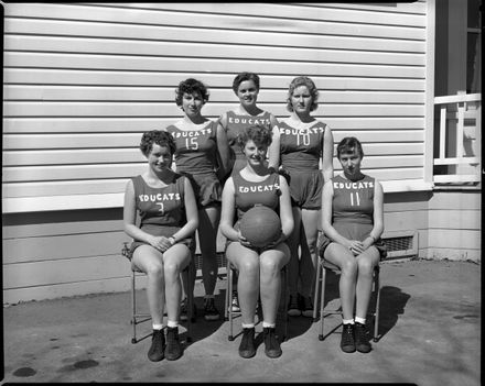 Netball or Basketball Team, Palmerston North Teachers' College