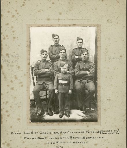 Group of Soldiers, 1910
