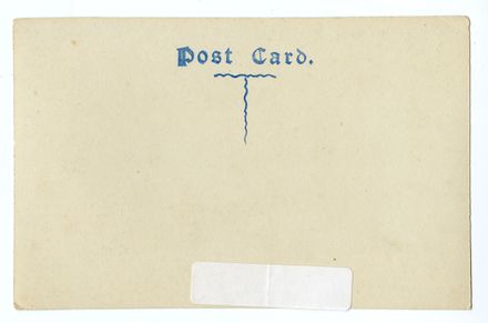 postcard back