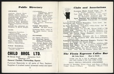 Palmerston North Diary: March 1959 - 10