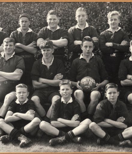 Palmerston North Technical School First XI Soccer, 1941