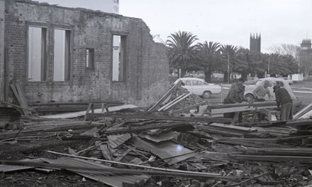 [Unknown building demolition]