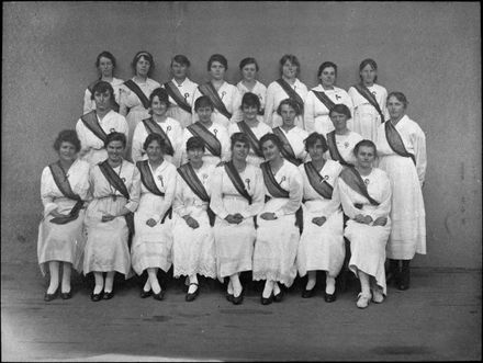 Waitresses for dinner to celebrate the restoration of North Slesvig to Denmark