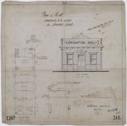 Plan of Coronation Hall