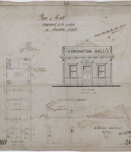 Plan of Coronation Hall