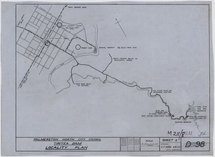 Tiritea Dam Locality Plan