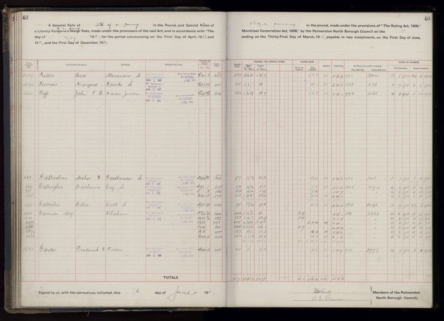 Rate book, 1911-1912 - 2021Pa_PNCC2-23-2-V19_034000-0043