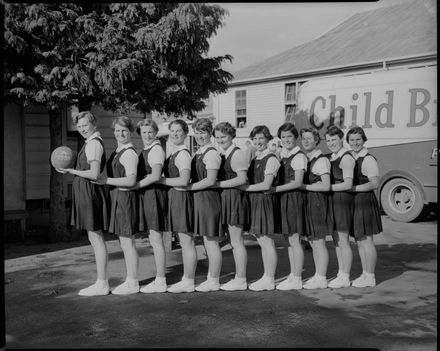 Netball Team, Palmerston North Technical High School - Resource cover image