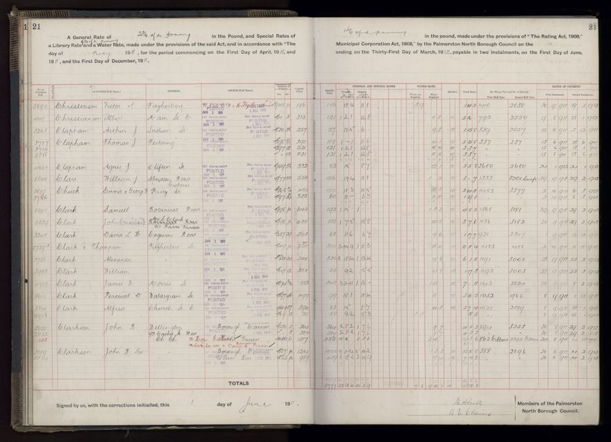 Rate book, 1911-1912 - 2021Pa_PNCC2-23-2-V19_034000-0024