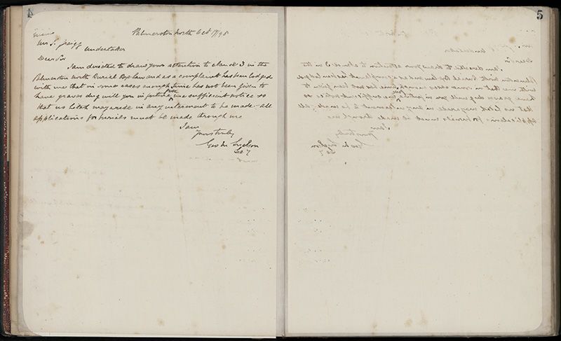 Outwards Correspondence of the Palmerston North Cemetery Trustees, 1898 -1902 32