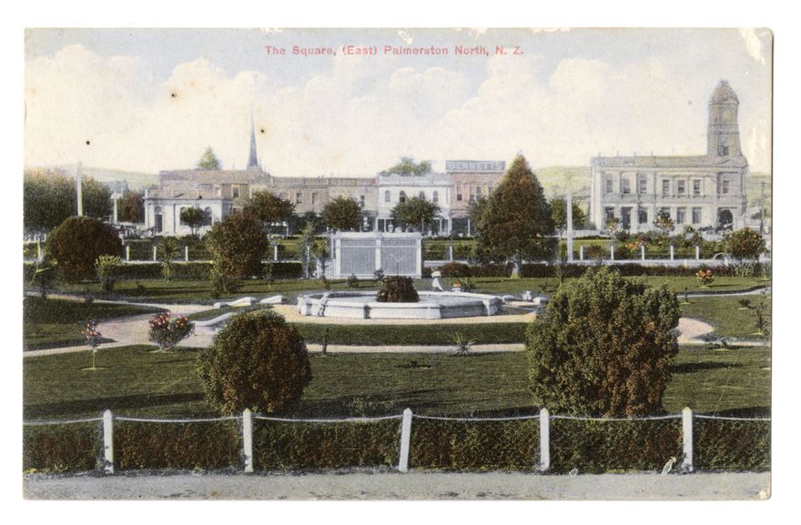 Postcard - The Square, East, Palmerston North