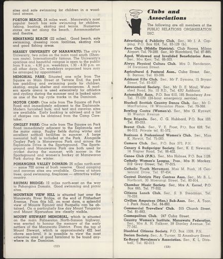 Visitors Guide Palmerston North: April-June 1966 - 8