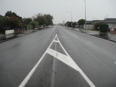 View of Ruahine Street during COVID-19 Pandemic