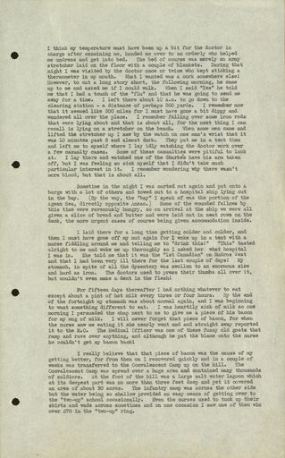 Hassell WWI memories p22