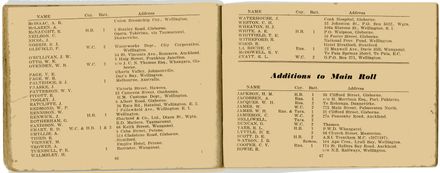 Wellington Infantry Regiment 1914-1918 booklet - 35