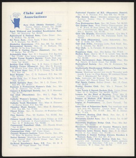 Visitors Guide Palmerston North and Feilding: January-March 1962 - 8