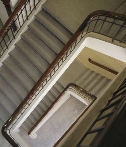 Original staircase of the Palmerston North City Library building