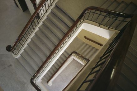 Original staircase of the Palmerston North City Library building