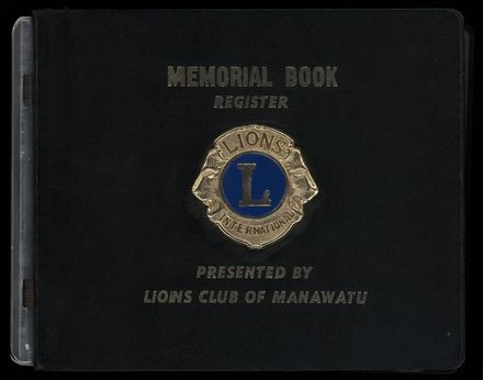 Memorial Book Register