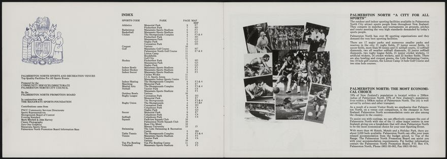 Palmerston North Sports & Recreation Venues Guide 2