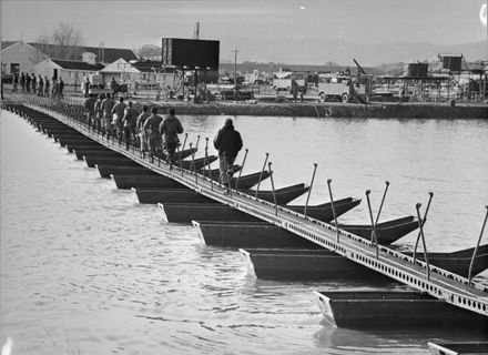 Infantry assault bridge, Linton Army Camp