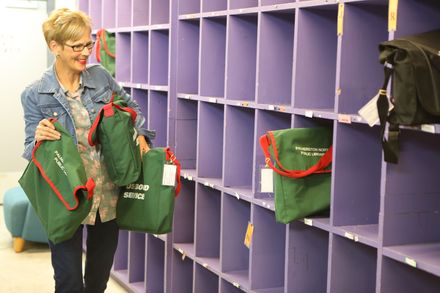 Collecting books from library for Home Delivery Service