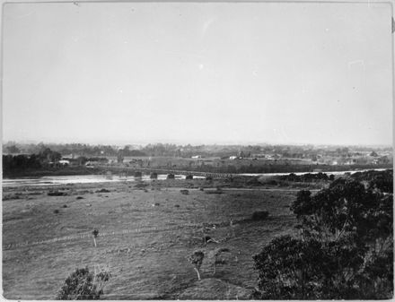 First Fitzherbert Bridge over the Manawatu River