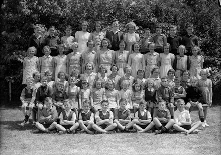 Group of young children