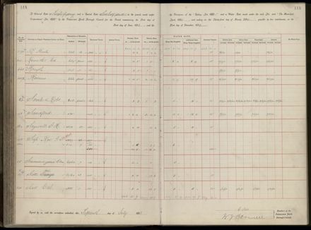 Palmerston North Rate Book, 1893 - 1896, 119