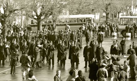 Police Lines in Cuba Street