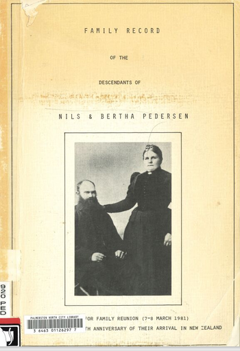 "Family Record of the Descendants of Nils and Bertha Pedersen"