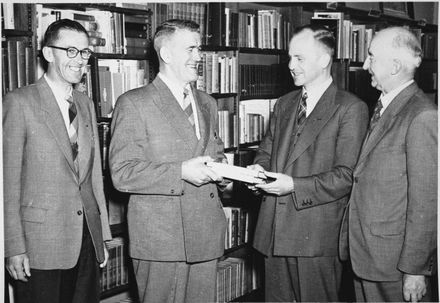 Presentation of books to the Palmerston North Municipal Library