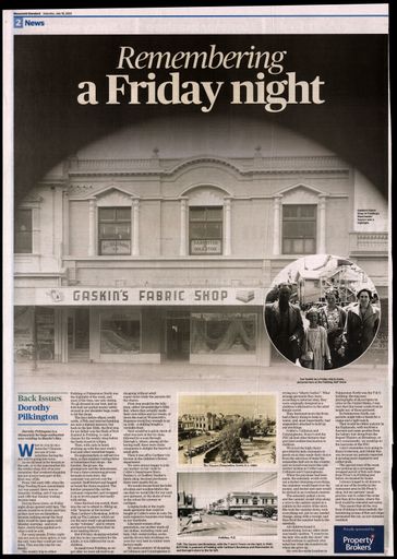 Back Issues: Remembering a Friday night