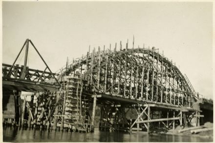 Construction of Second Fitzherbert Bridge