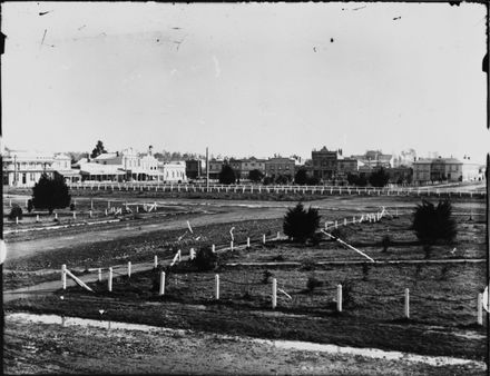 Looking across The Square from Fitzherbert Street corner.