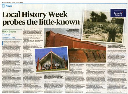 Back Issues: Local History Week probes the little-known